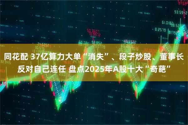 同花配 37亿算力大单“消失”、段子炒股、董事长反对自己连任 盘点2025年A股十大“奇葩”